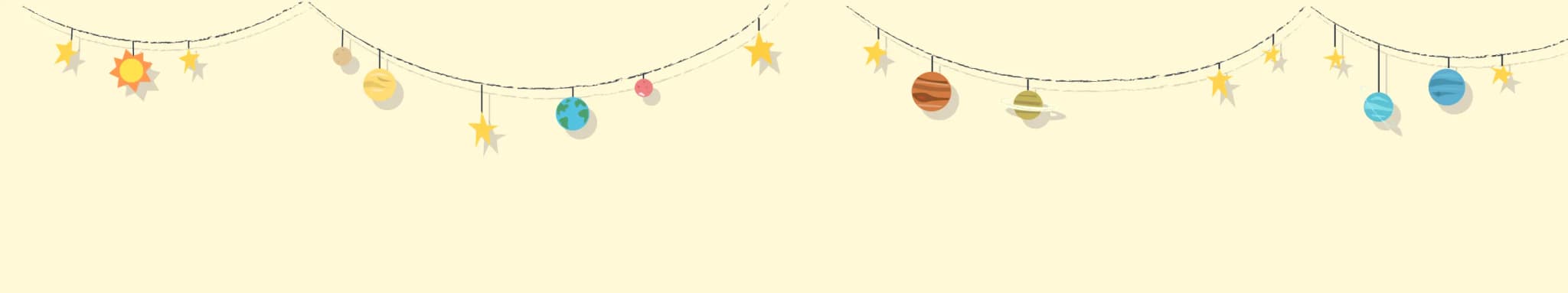 Hanging stars and planets